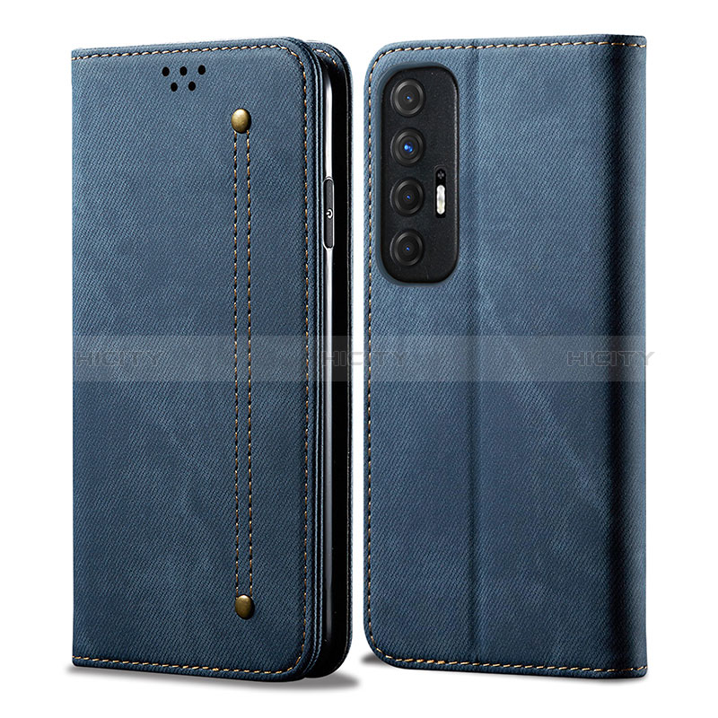 Coque Clapet Portefeuille Livre Tissu B01S pour Xiaomi Mi 10S 5G Plus