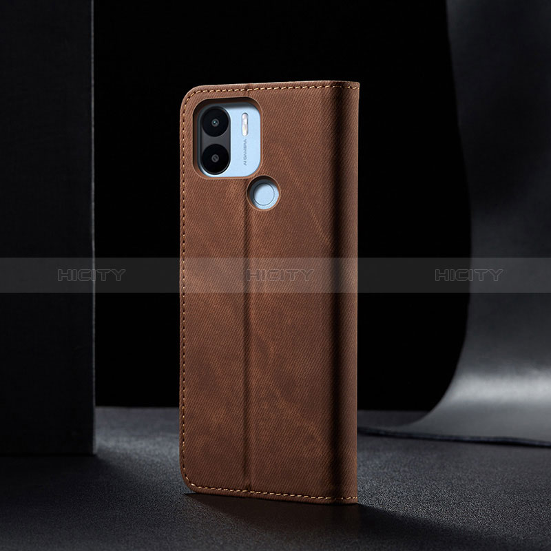 Coque Clapet Portefeuille Livre Tissu B01S pour Xiaomi Poco C51 Plus