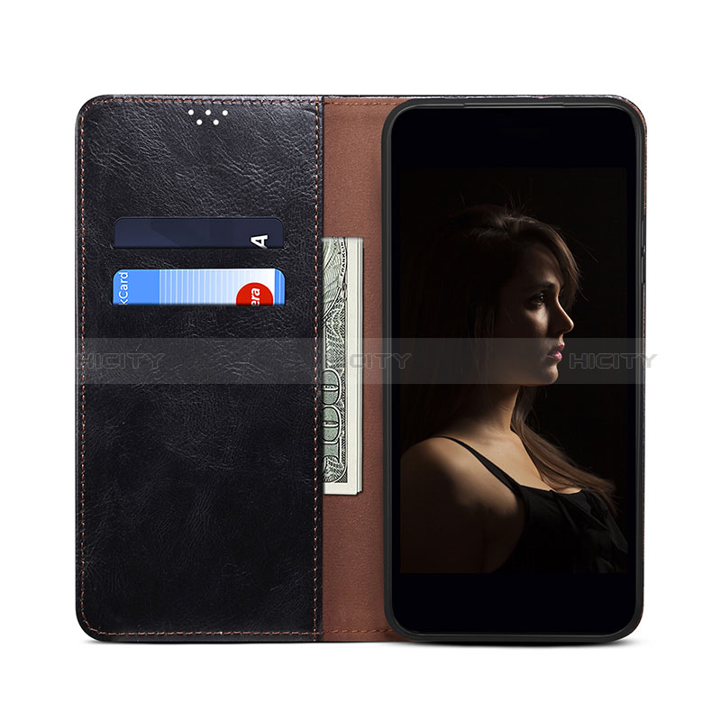 Coque Clapet Portefeuille Livre Tissu B01S pour Xiaomi Poco C65 Plus