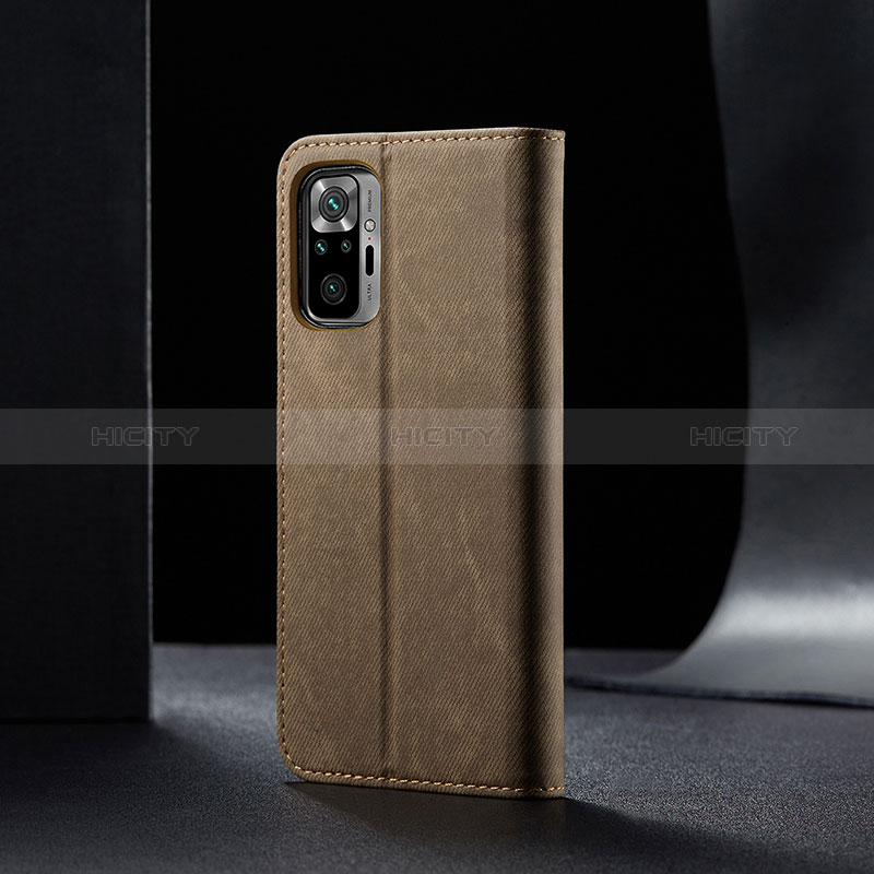 Coque Clapet Portefeuille Livre Tissu B01S pour Xiaomi Poco M5S Plus