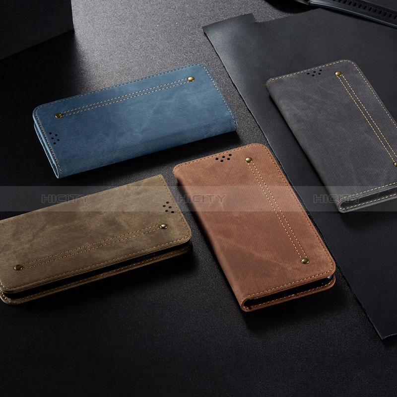 Coque Clapet Portefeuille Livre Tissu B01S pour Xiaomi Redmi Note 11 4G (2021) Plus