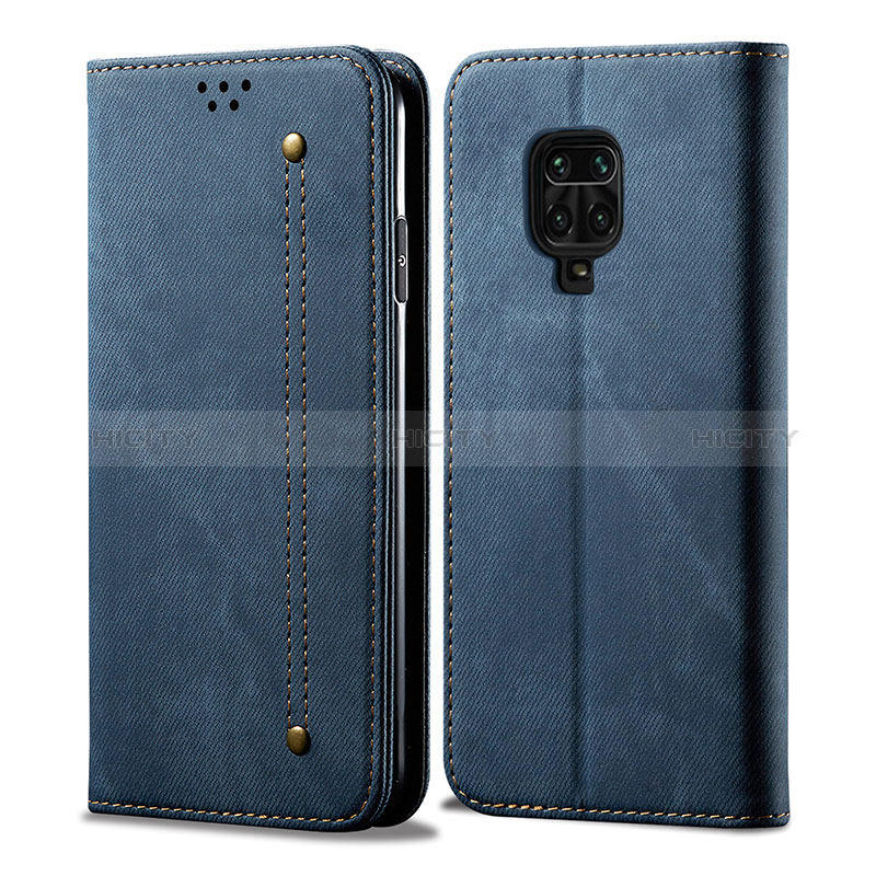 Coque Clapet Portefeuille Livre Tissu B01S pour Xiaomi Redmi Note 9 Pro Max Plus