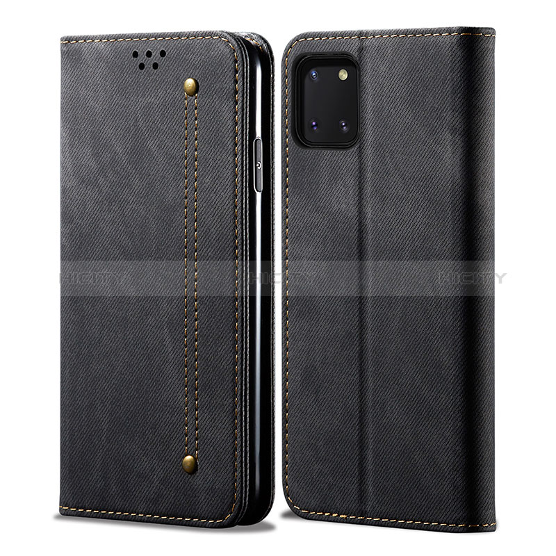 Coque Clapet Portefeuille Livre Tissu B02S pour Samsung Galaxy M60s Plus