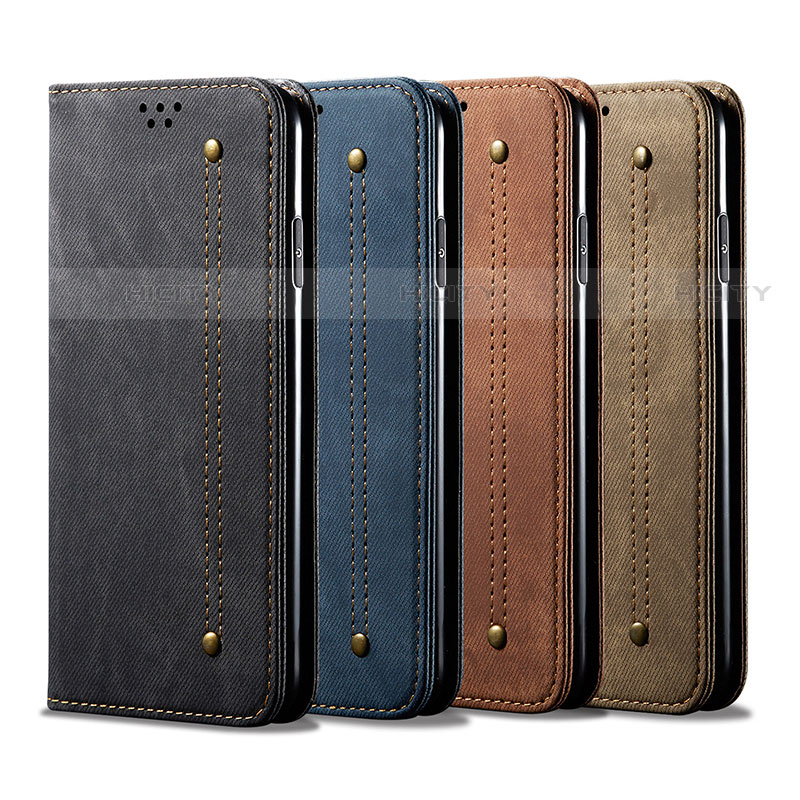 Coque Clapet Portefeuille Livre Tissu B03S pour Samsung Galaxy S22 5G Plus