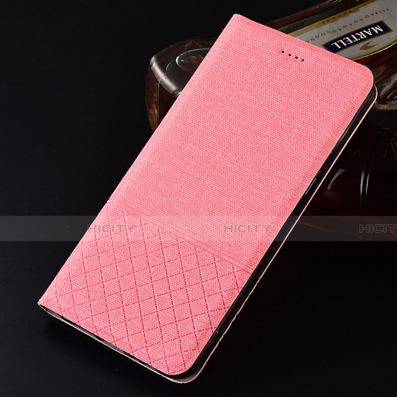 Coque Clapet Portefeuille Livre Tissu H01 pour Oppo R15X Plus