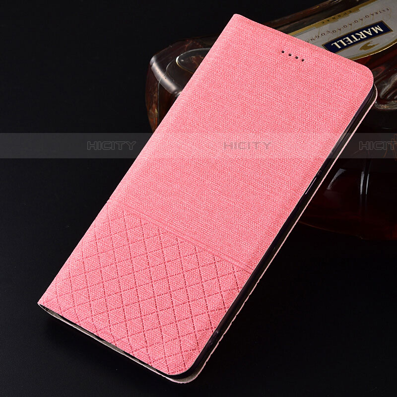 Coque Clapet Portefeuille Livre Tissu H01 pour Oppo R17 Neo Plus