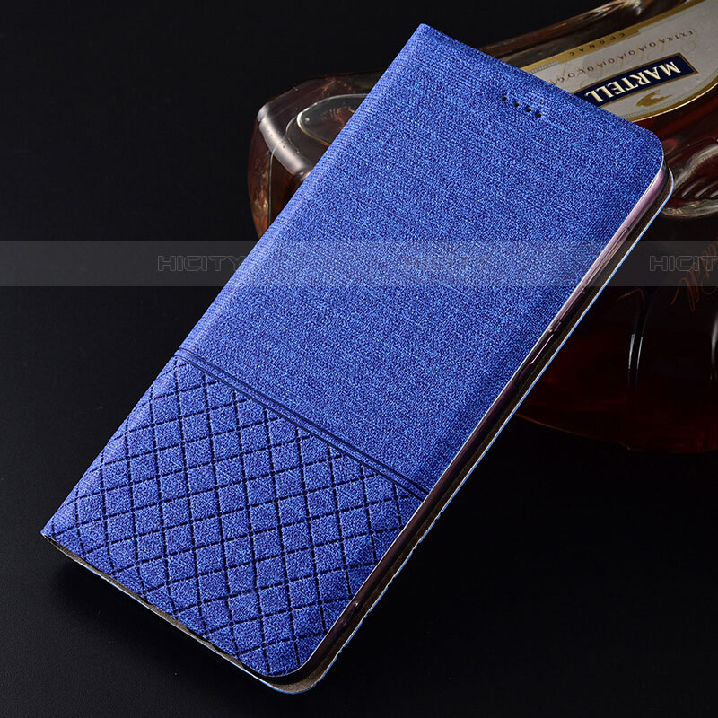 Coque Clapet Portefeuille Livre Tissu H01 pour Oppo RX17 Neo Plus