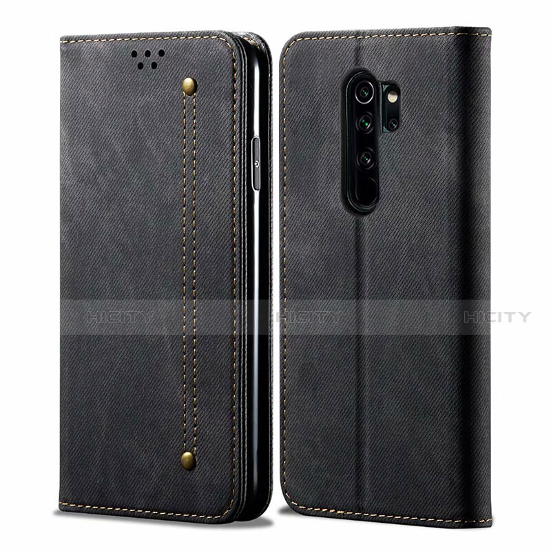 Coque Clapet Portefeuille Livre Tissu H01 pour Xiaomi Redmi Note 8 Pro Plus