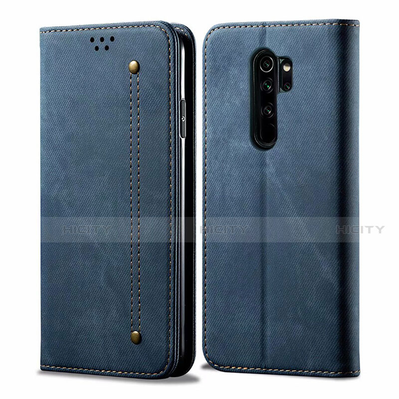 Coque Clapet Portefeuille Livre Tissu H01 pour Xiaomi Redmi Note 8 Pro Plus