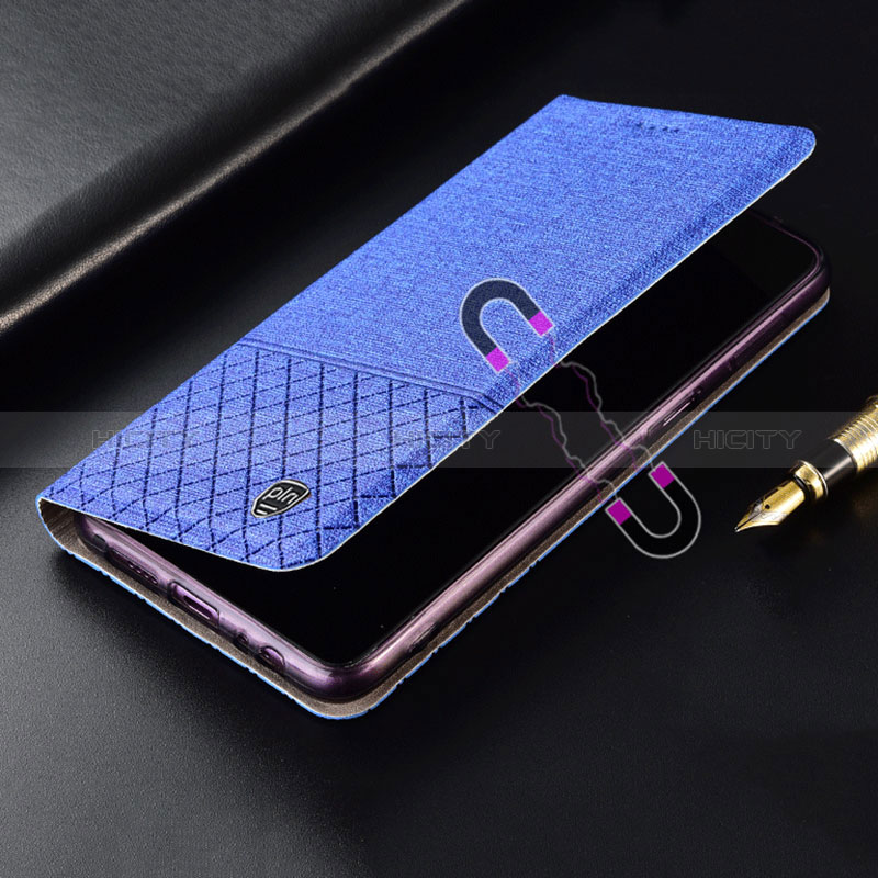 Coque Clapet Portefeuille Livre Tissu H12P pour Huawei Honor 50 5G Plus