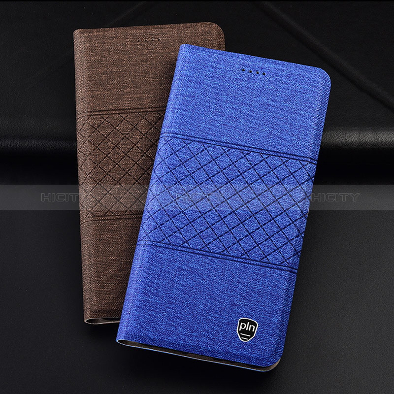 Coque Clapet Portefeuille Livre Tissu H12P pour Oppo K10 5G India Plus