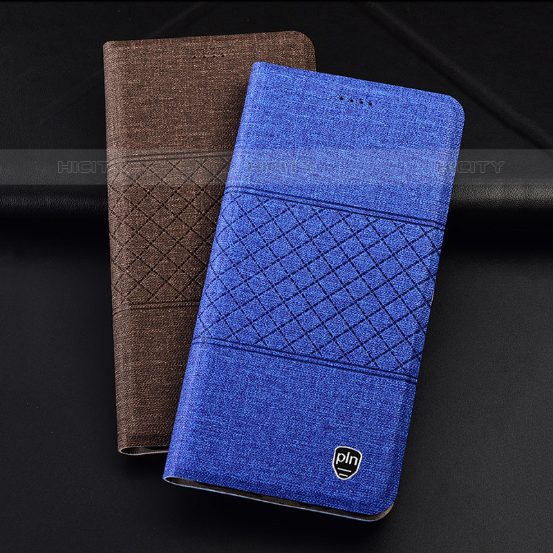 Coque Clapet Portefeuille Livre Tissu H12P pour Oppo Reno8 5G Plus