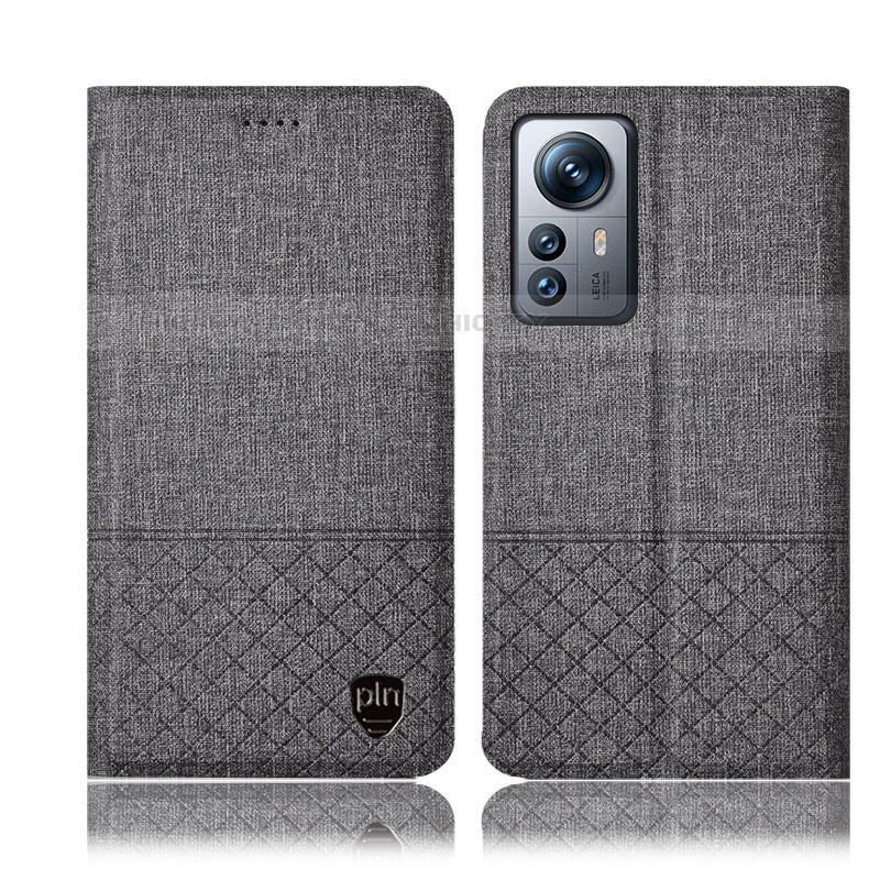 Coque Clapet Portefeuille Livre Tissu H12P pour Xiaomi Mi 12 Lite 5G Plus