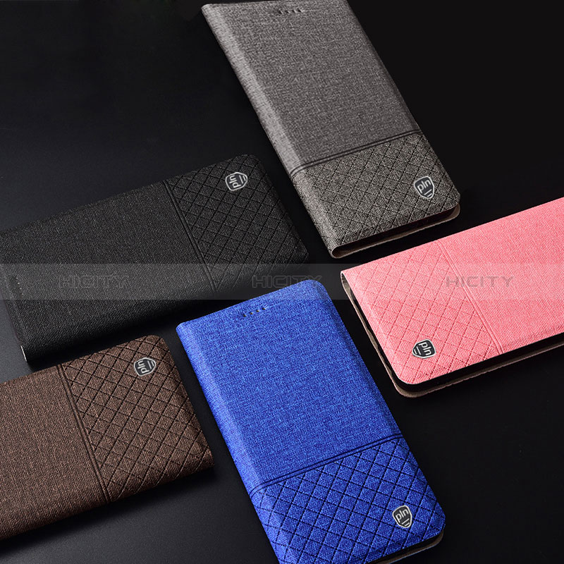 Coque Clapet Portefeuille Livre Tissu H12P pour Xiaomi Redmi 9 Prime India Plus