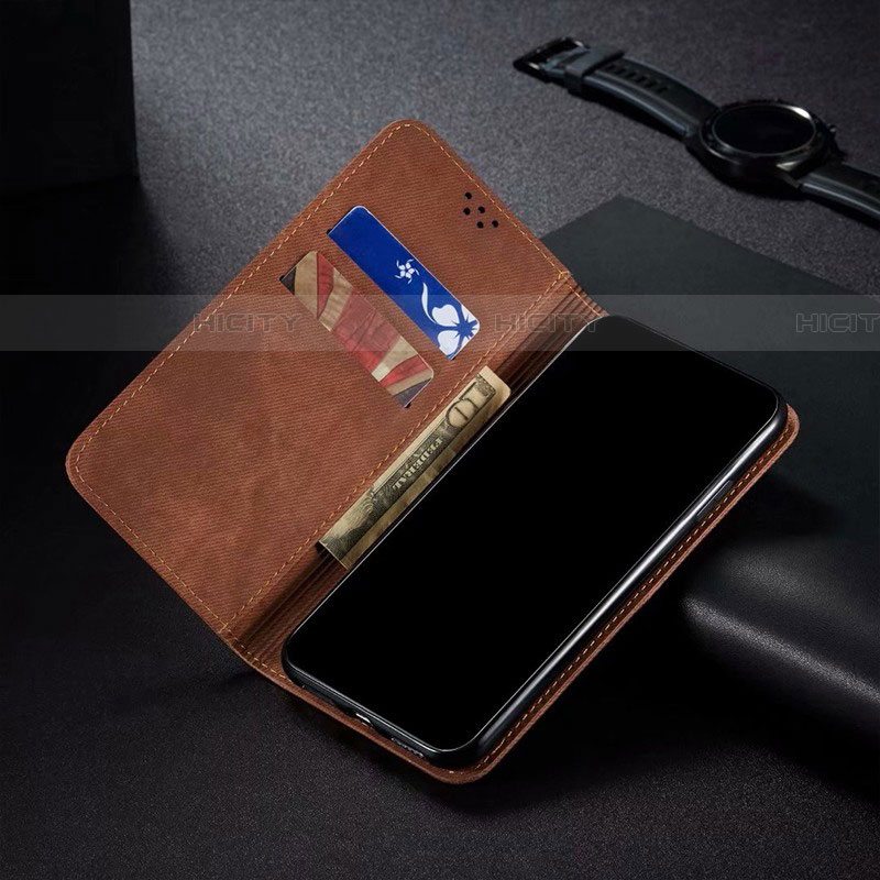 Coque Clapet Portefeuille Livre Tissu L02 pour Xiaomi Redmi K30 5G Plus