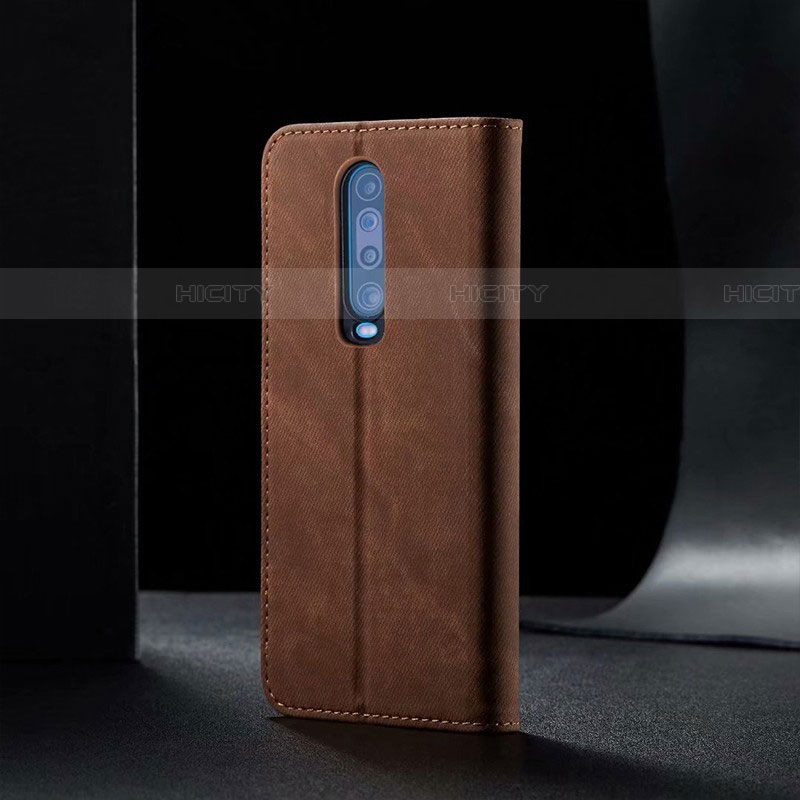 Coque Clapet Portefeuille Livre Tissu L02 pour Xiaomi Redmi K30i 5G Plus