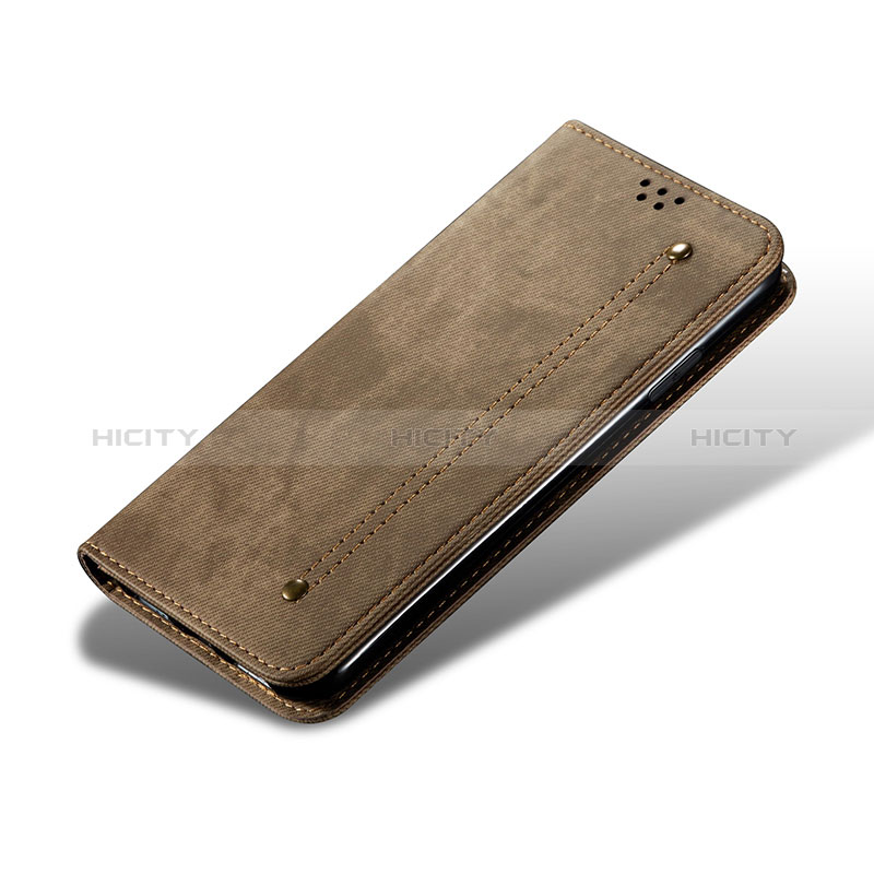 Coque Clapet Portefeuille Livre Tissu pour Huawei P40 Plus