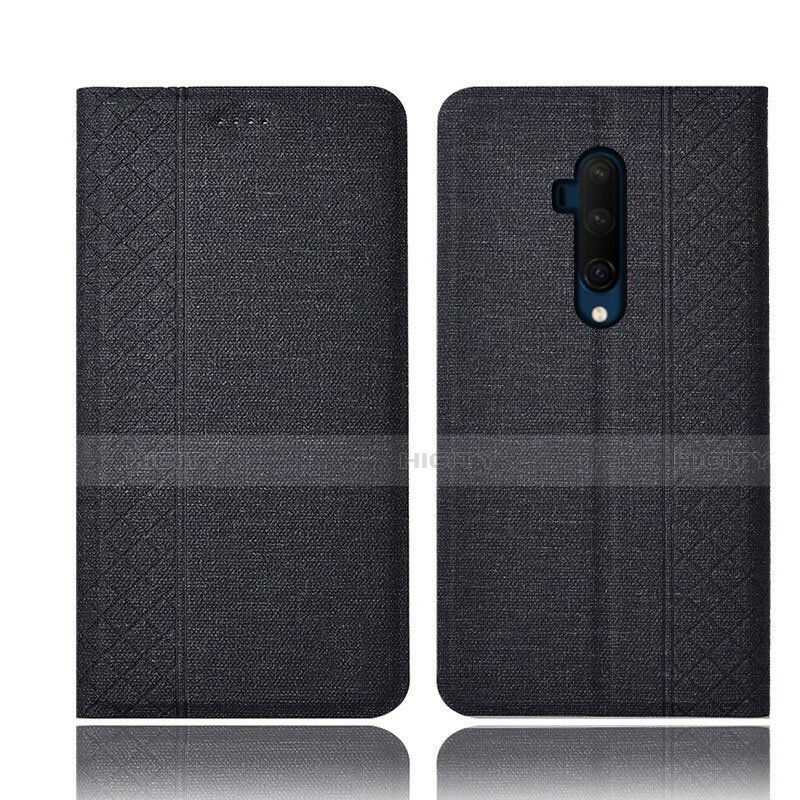 Coque Clapet Portefeuille Livre Tissu pour OnePlus 7T Pro 5G Plus