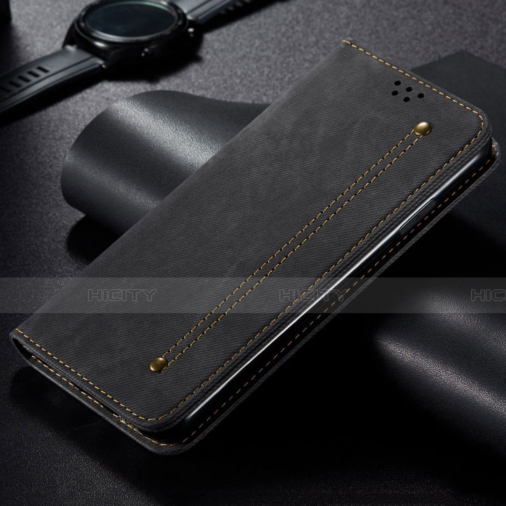 Coque Clapet Portefeuille Livre Tissu pour OnePlus 8 Pro Plus