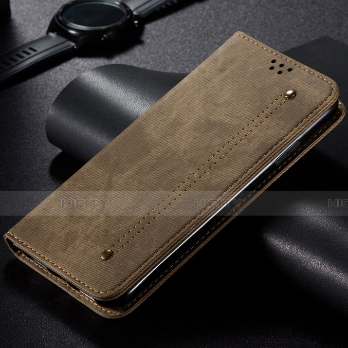 Coque Clapet Portefeuille Livre Tissu pour OnePlus 8 Pro Plus