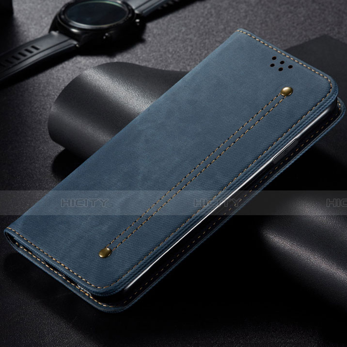 Coque Clapet Portefeuille Livre Tissu pour OnePlus 8 Pro Plus