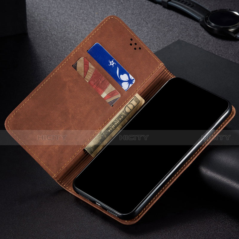 Coque Clapet Portefeuille Livre Tissu pour OnePlus 8 Pro Plus