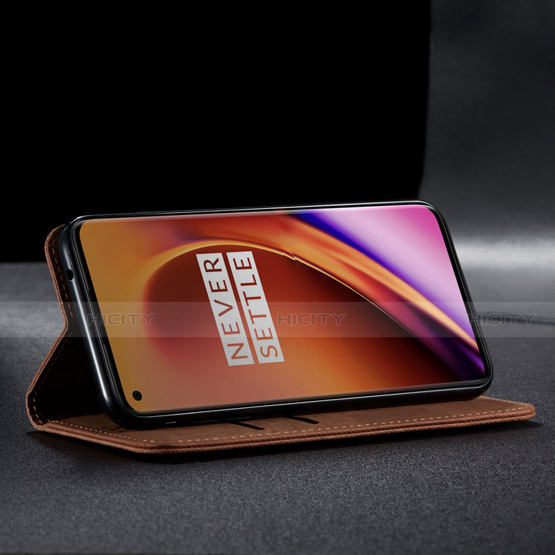 Coque Clapet Portefeuille Livre Tissu pour OnePlus 8 Pro Plus