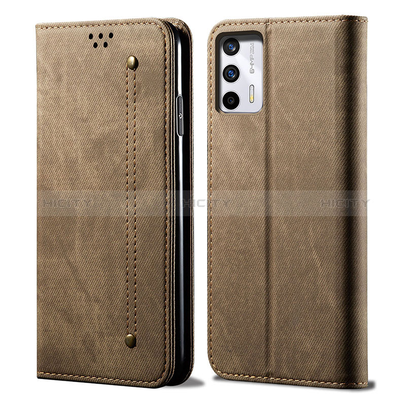 Coque Clapet Portefeuille Livre Tissu pour Realme GT Neo 5G Plus