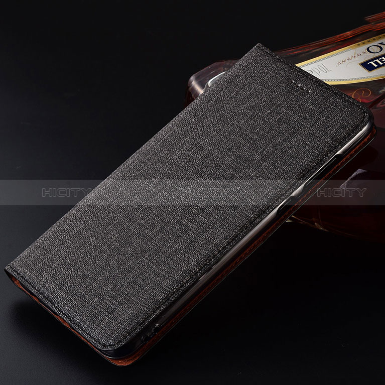 Coque Clapet Portefeuille Livre Tissu pour Samsung Galaxy A9 (2018) A920 Plus