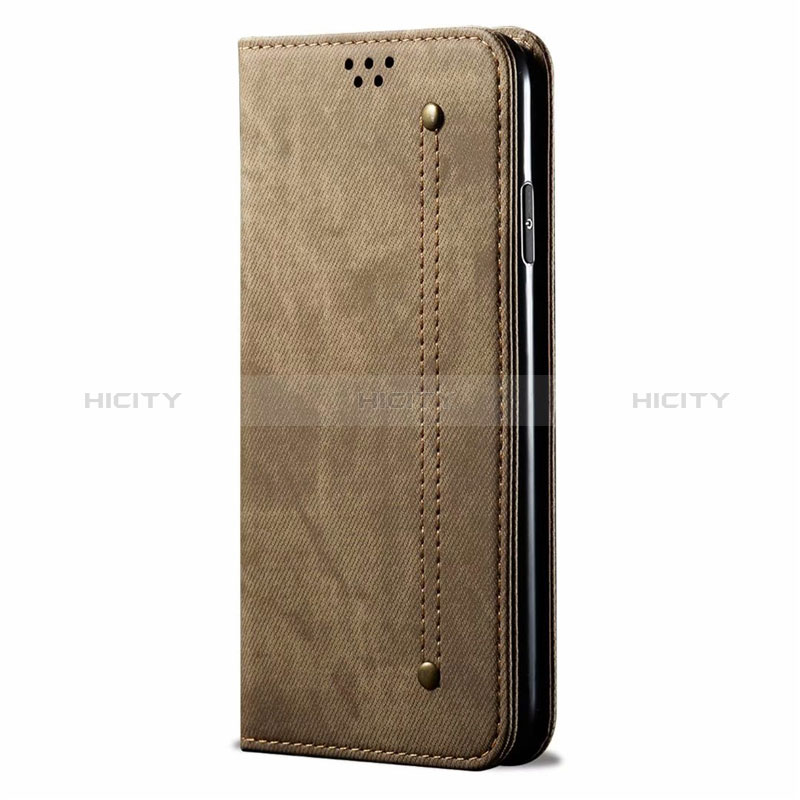 Coque Clapet Portefeuille Livre Tissu pour Samsung Galaxy M80S Plus