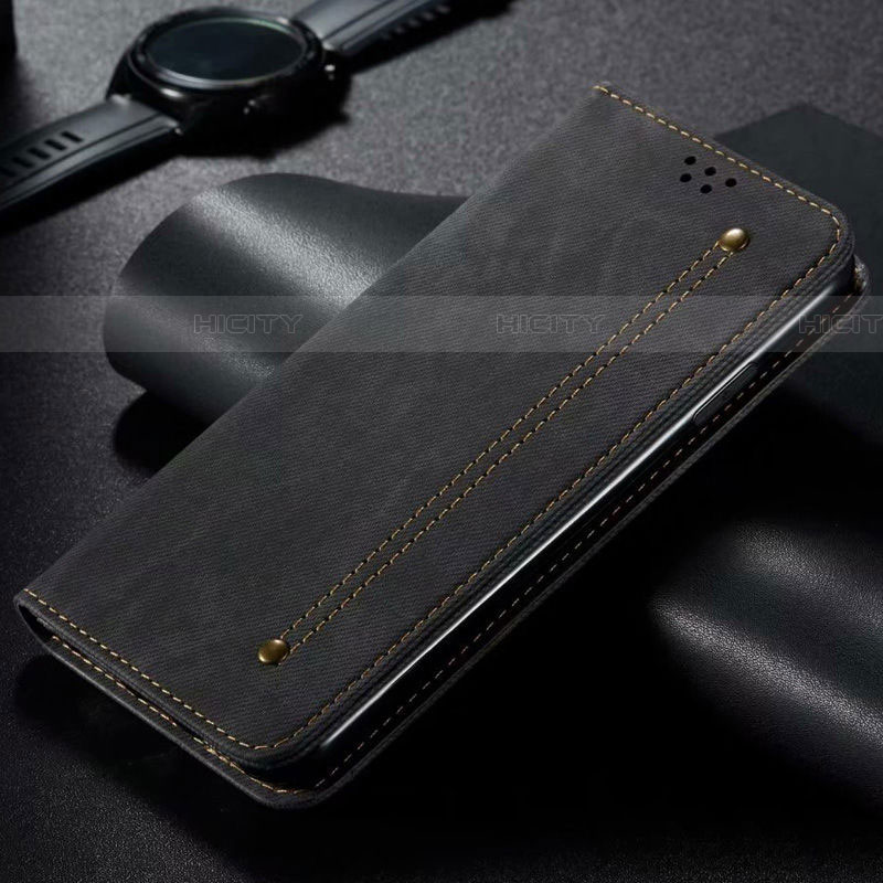 Coque Clapet Portefeuille Livre Tissu pour Vivo S1 Pro Plus