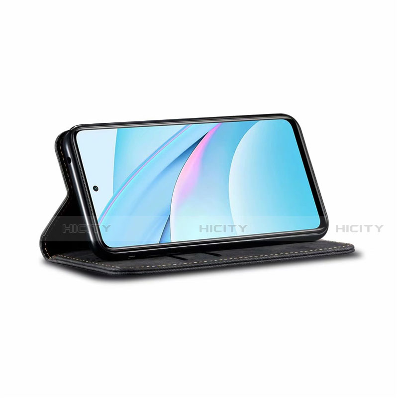 Coque Clapet Portefeuille Livre Tissu pour Xiaomi Mi 10i 5G Plus