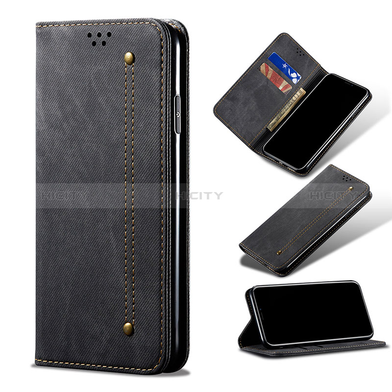 Coque Clapet Portefeuille Livre Tissu pour Xiaomi Mi 11T Pro 5G Plus