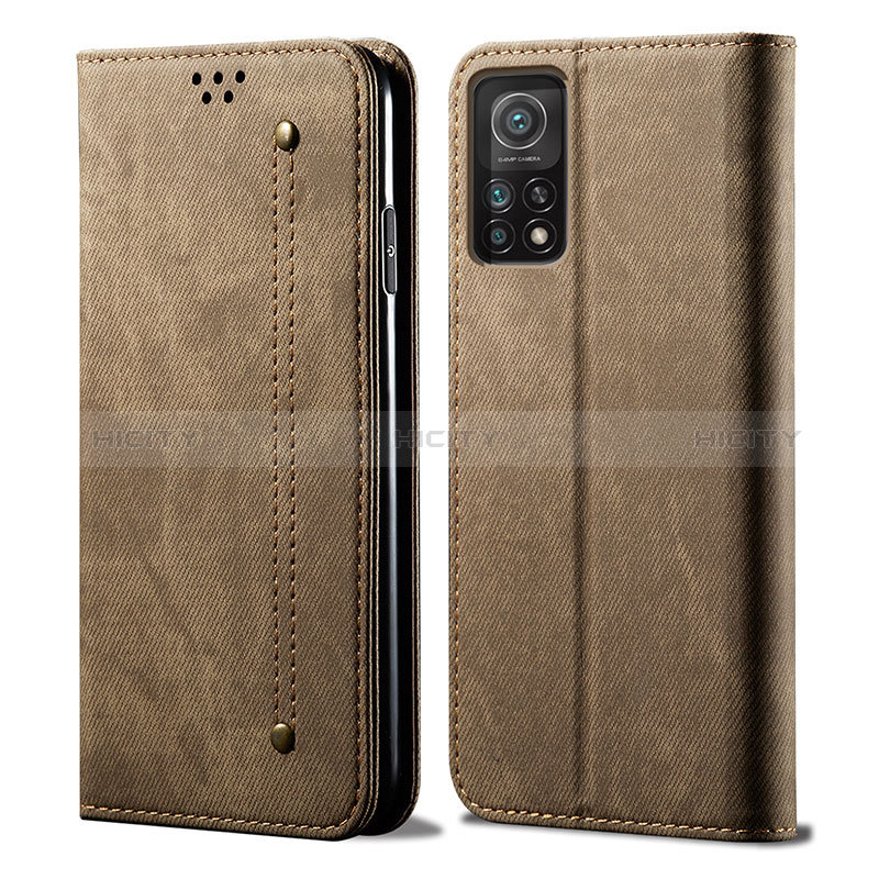 Coque Clapet Portefeuille Livre Tissu pour Xiaomi Mi 11T Pro 5G Plus