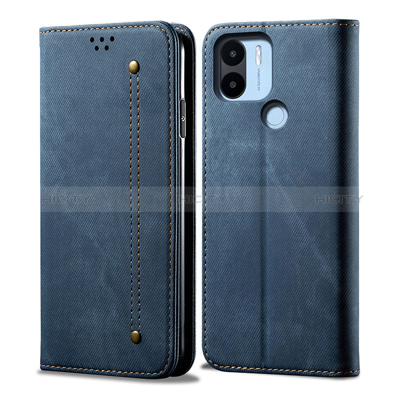 Coque Clapet Portefeuille Livre Tissu pour Xiaomi Poco C51 Plus