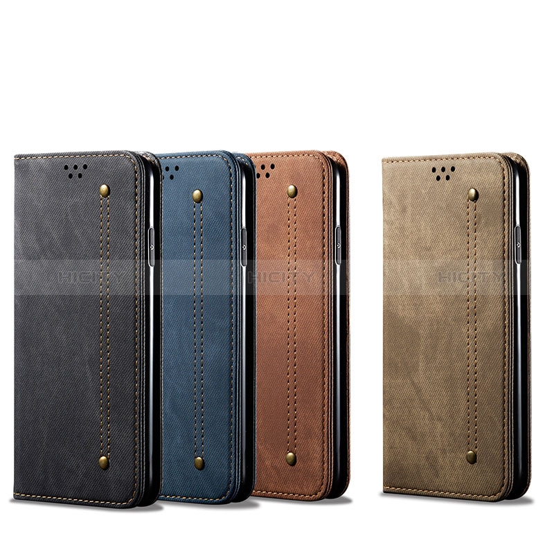 Coque Clapet Portefeuille Livre Tissu pour Xiaomi Poco F5 5G Plus