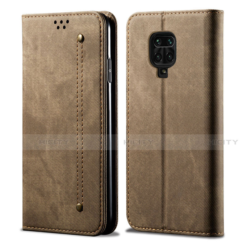 Coque Clapet Portefeuille Livre Tissu pour Xiaomi Redmi 10X 5G Plus