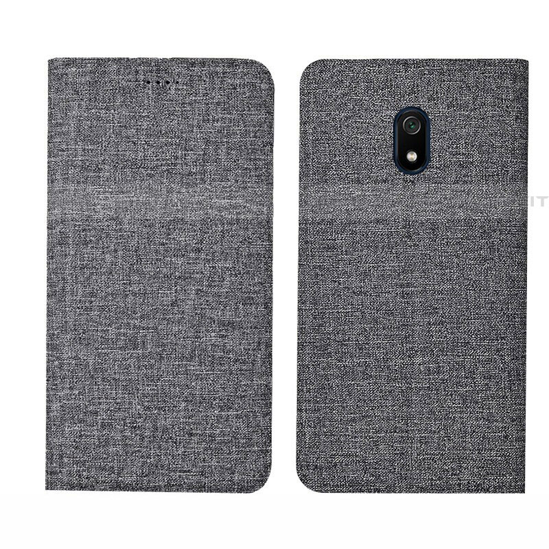 Coque Clapet Portefeuille Livre Tissu pour Xiaomi Redmi 8A Plus