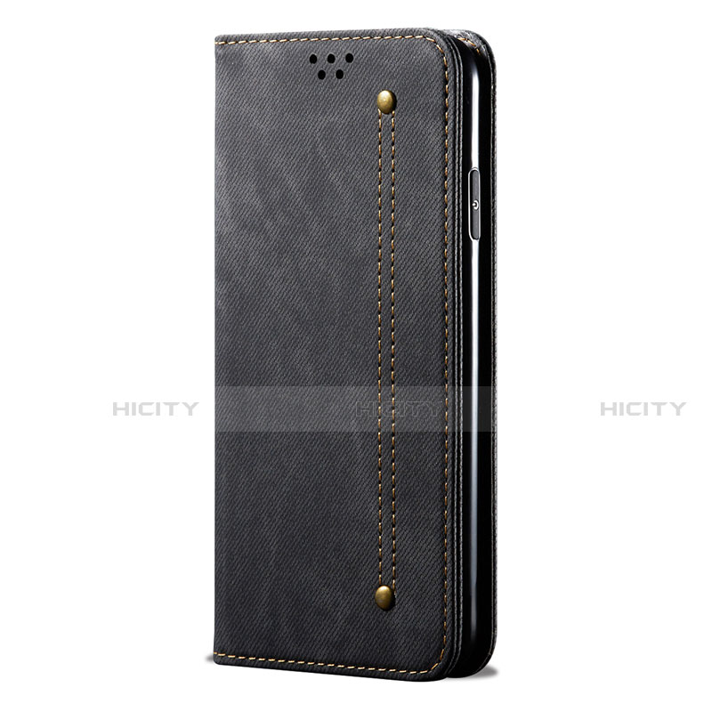 Coque Clapet Portefeuille Livre Tissu pour Xiaomi Redmi 9 India Plus