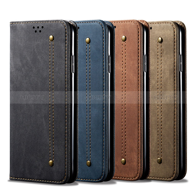 Coque Clapet Portefeuille Livre Tissu pour Xiaomi Redmi Note 11S 4G Plus