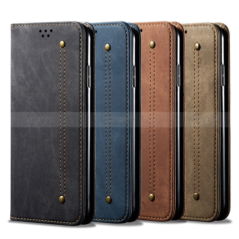 Coque Clapet Portefeuille Livre Tissu pour Xiaomi Redmi Note 13 Pro 5G Plus