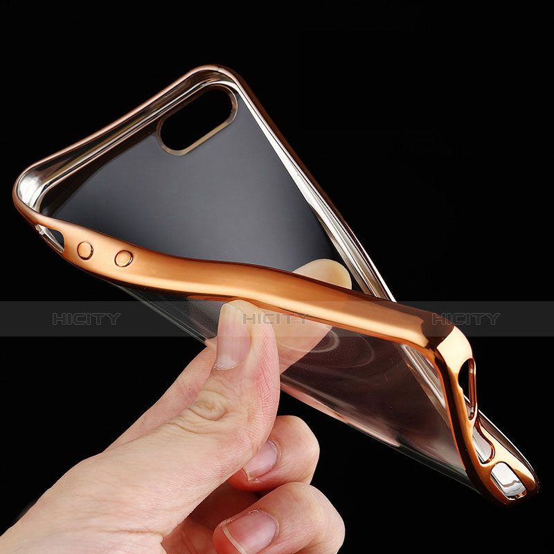 Coque Contour Luxe Aluminum Metal pour Apple iPhone 5 Orange Plus