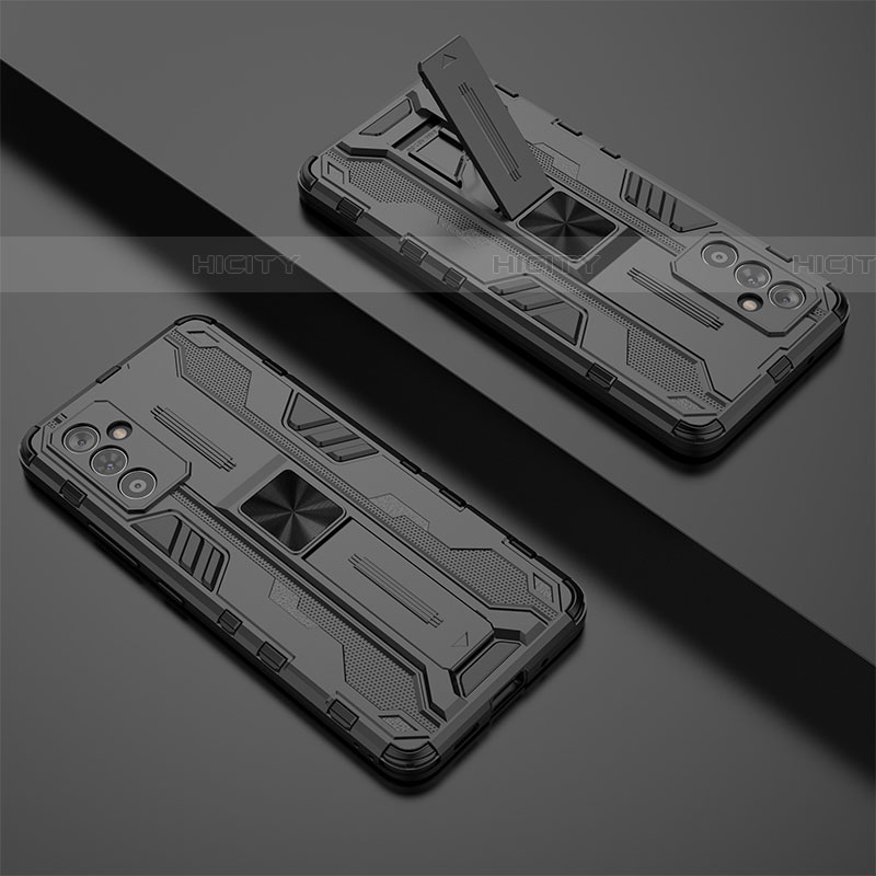 Coque Contour Silicone et Plastique Housse Etui Mat avec Aimant Magnetique Support T02 pour Samsung Galaxy S23 FE 5G Plus