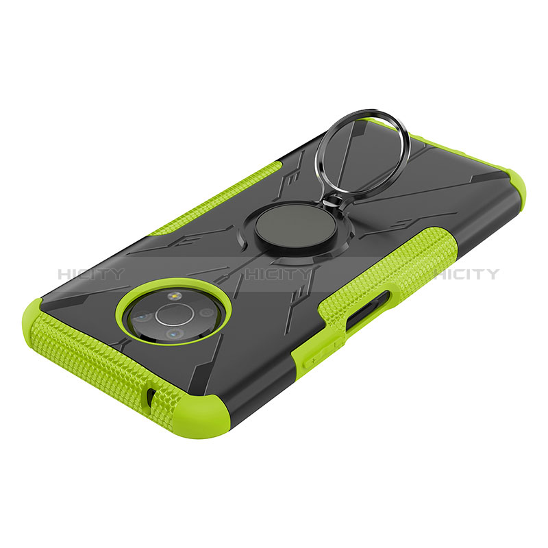 Coque Contour Silicone et Plastique Housse Etui Mat avec Magnetique Support Bague Anneau JX1 pour Nokia G300 5G Plus