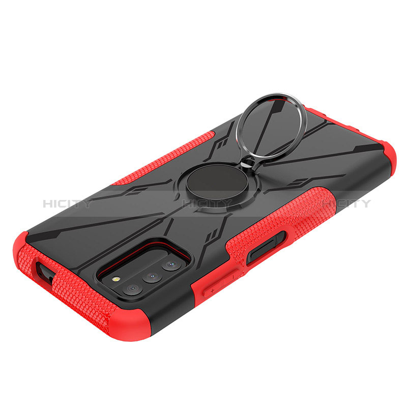 Coque Contour Silicone et Plastique Housse Etui Mat avec Magnetique Support Bague Anneau JX2 pour Nokia G100 Plus