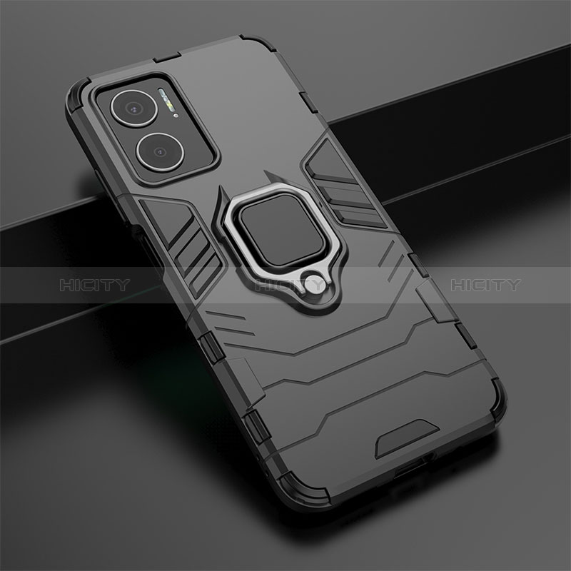 Coque Contour Silicone et Plastique Housse Etui Mat avec Magnetique Support Bague Anneau KC1 pour Xiaomi Redmi 10 Prime Plus 5G Plus