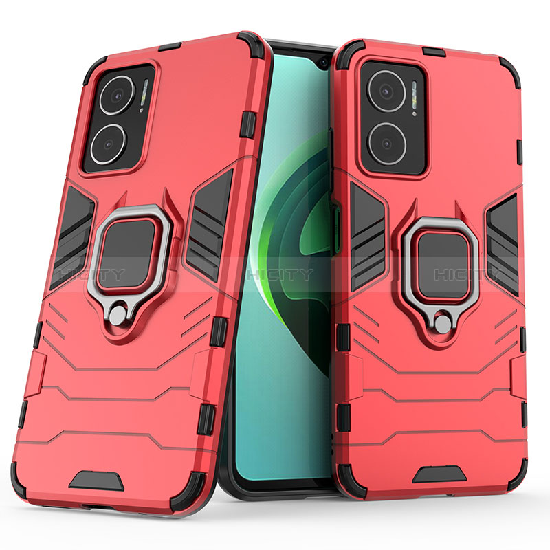 Coque Contour Silicone et Plastique Housse Etui Mat avec Magnetique Support Bague Anneau KC1 pour Xiaomi Redmi 10 Prime Plus 5G Plus