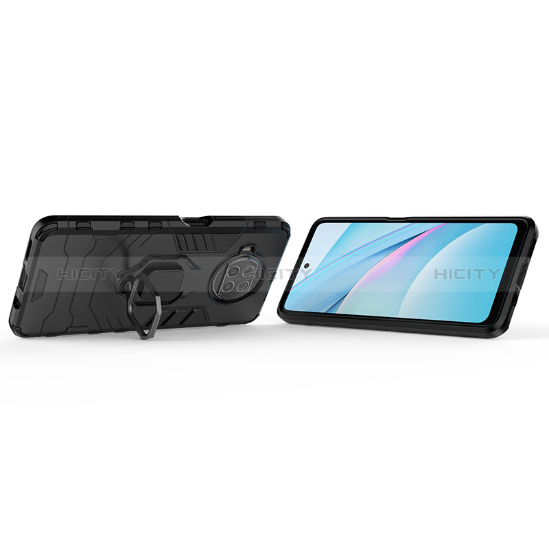 Coque Contour Silicone et Plastique Housse Etui Mat avec Magnetique Support Bague Anneau KC2 pour Xiaomi Mi 10T Lite 5G Plus