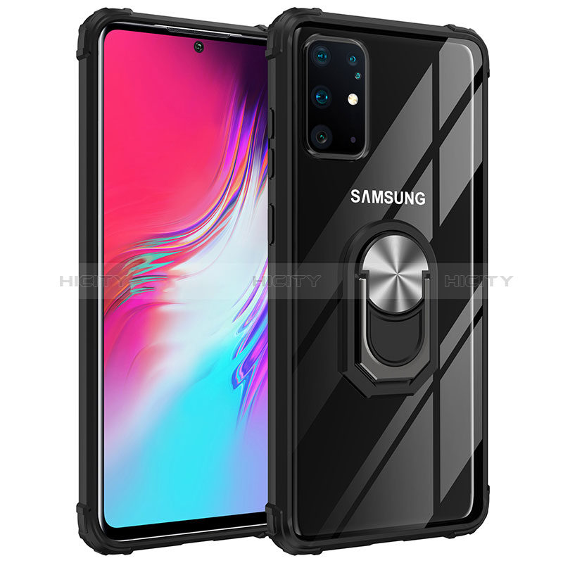 Coque Contour Silicone et Plastique Housse Etui Mat avec Magnetique Support Bague Anneau MQ2 pour Samsung Galaxy S20 Plus 5G Plus