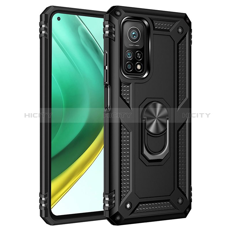 Coque Contour Silicone et Plastique Housse Etui Mat avec Magnetique Support Bague Anneau MQ3 pour Xiaomi Redmi K30S 5G Plus